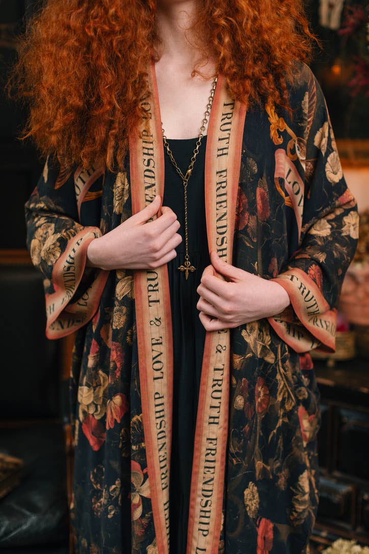 Heart of Gold - Kimono Robe