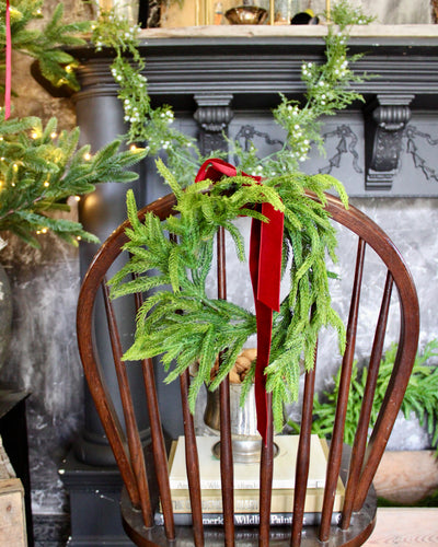 10” Fresh Touch Norfolk Pine Wreath