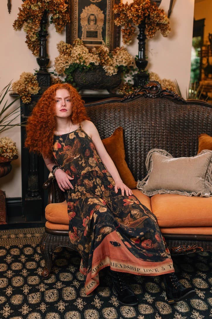 Heart of Gold - Maxi Slip Dress