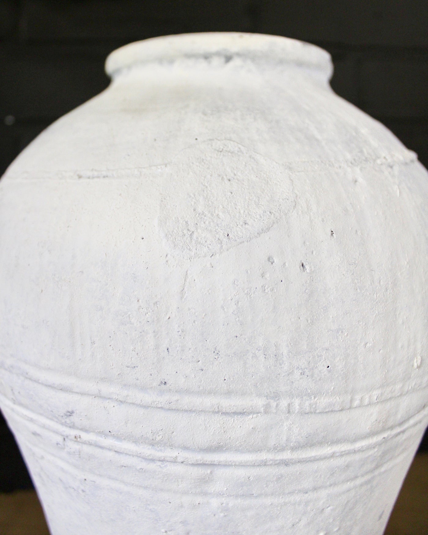 Vintage White Pots