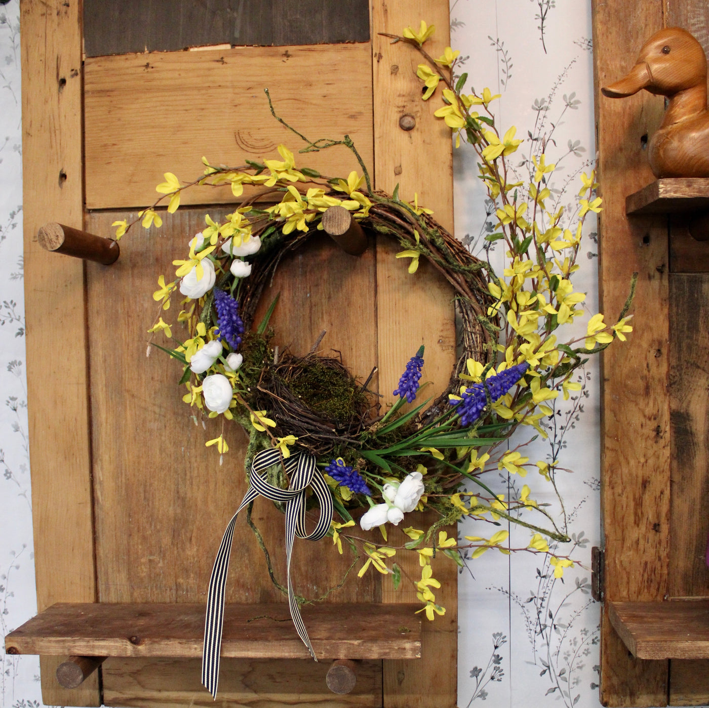 Forsythia Nest Wreath