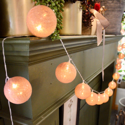 Woven Ball Light Garland