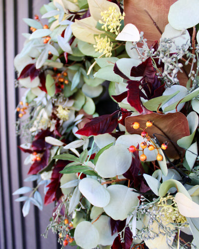 Eucalyptus & Berry Fall Wreath