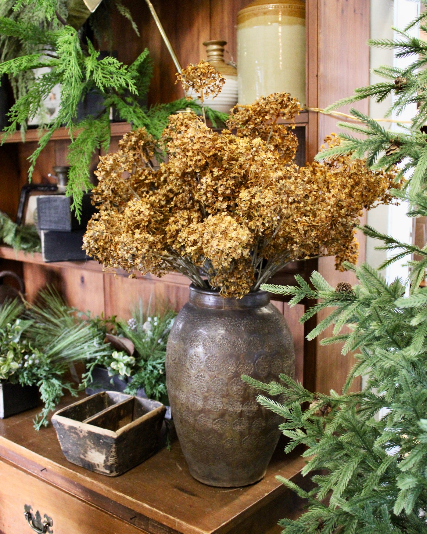 Golden Hydrangea Stem