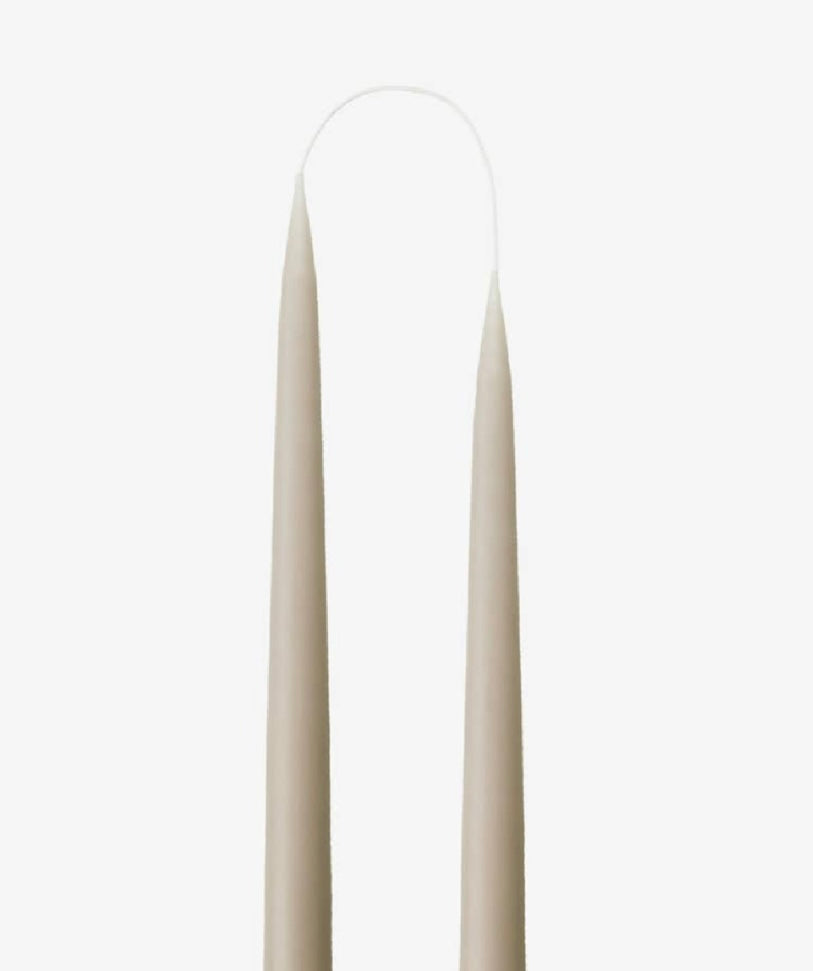 Danish Taper Candle - Flax | Set of Two