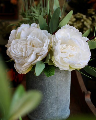 White Peony Bouquet