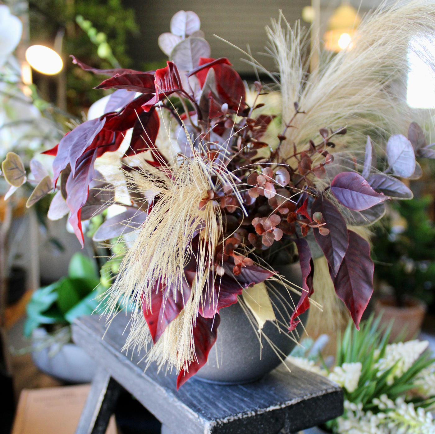 Mini Burgundy Tones Autumn Arrangement