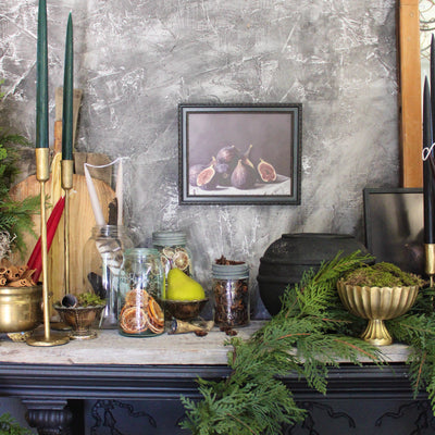 Seasonal Fig | French Country Black Framed Art