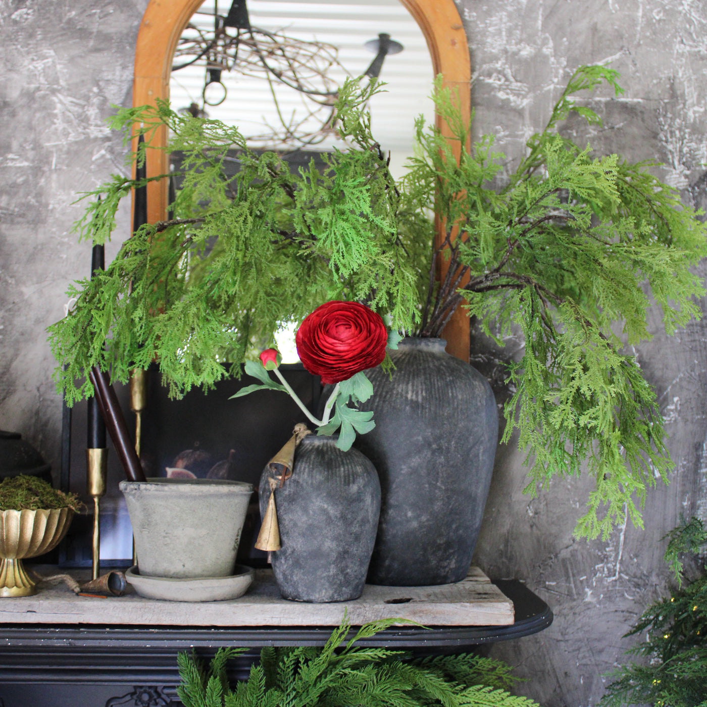 33” Fresh Touch Emerald Cedar Stem