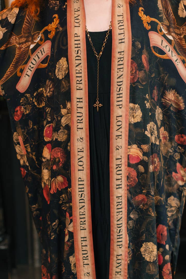 Heart of Gold - Kimono Robe