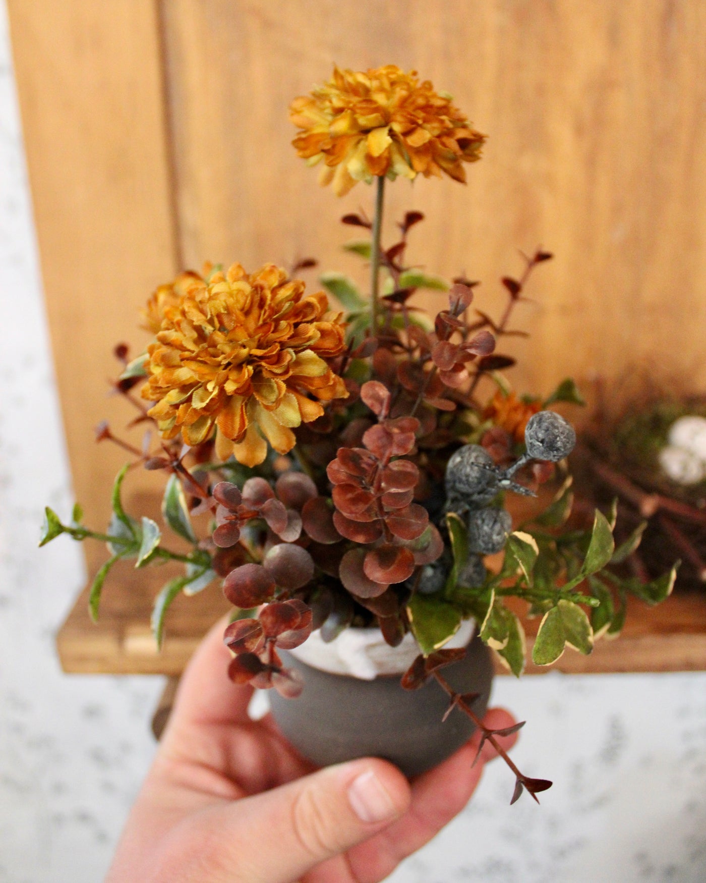 Mini Mum Fall Arrangement