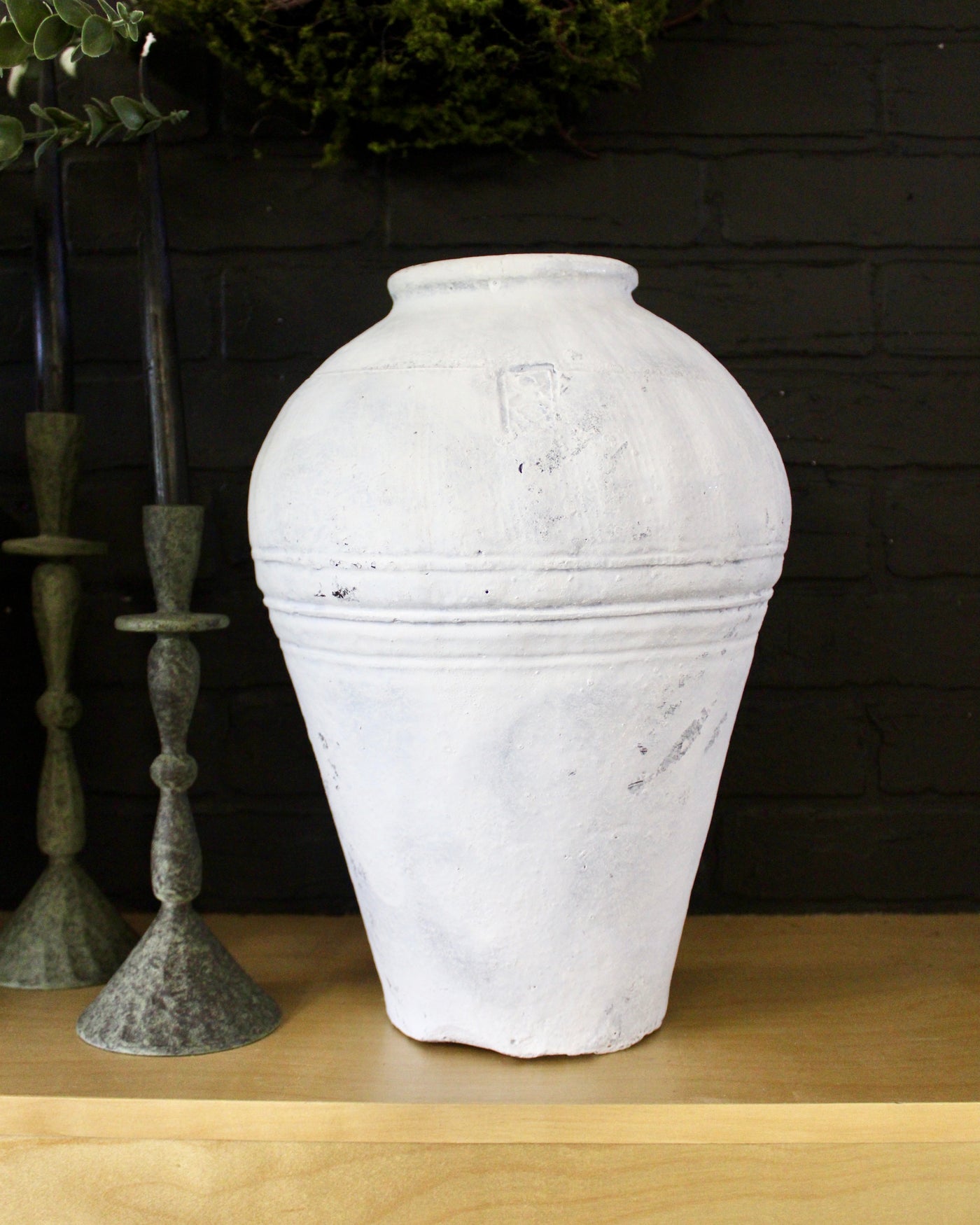 Vintage White Pots