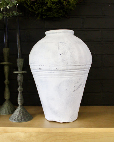 Vintage White Pots