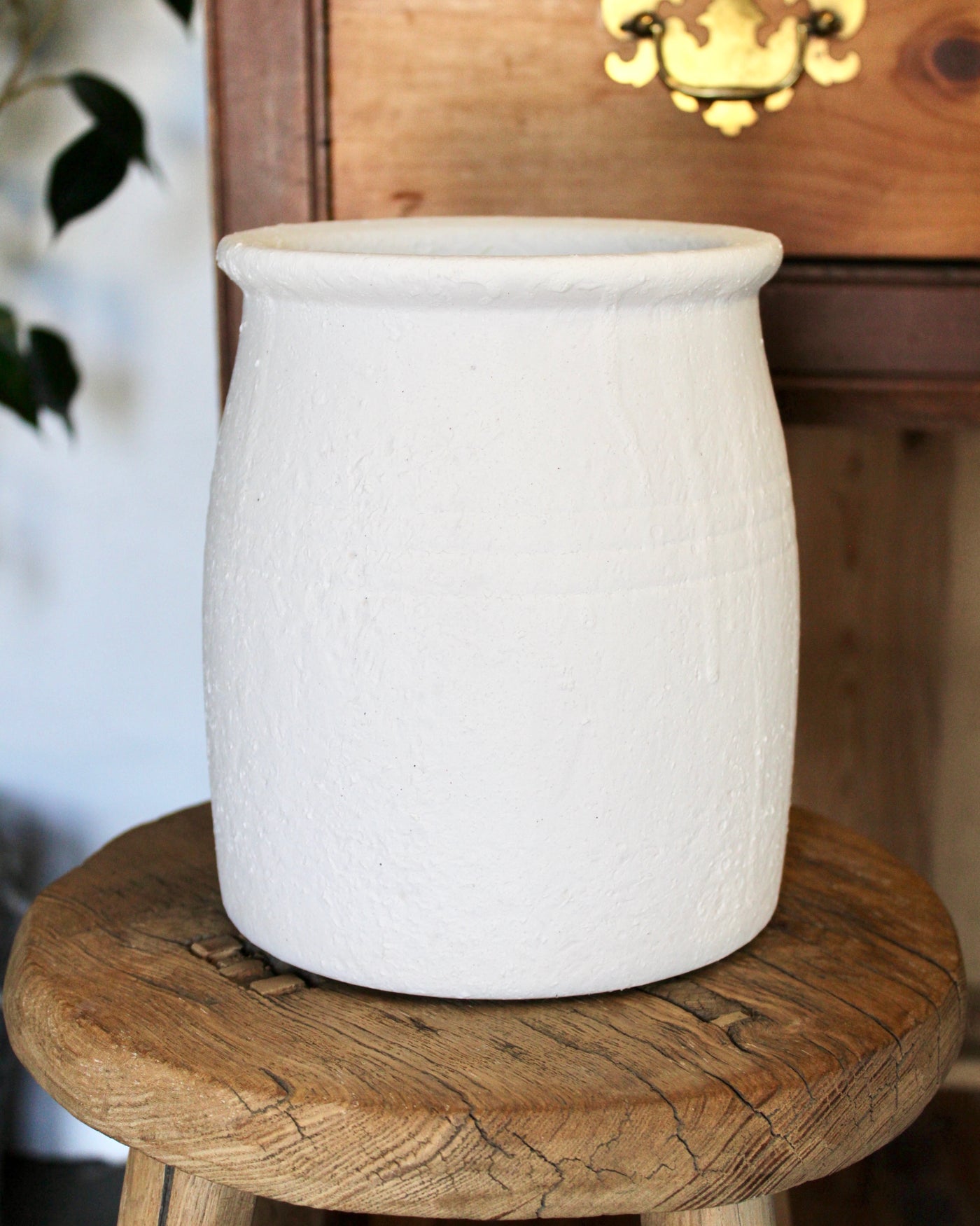 White Terracotta Vase