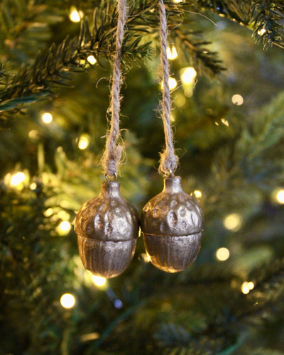 Acorn & Pinecone Ornaments