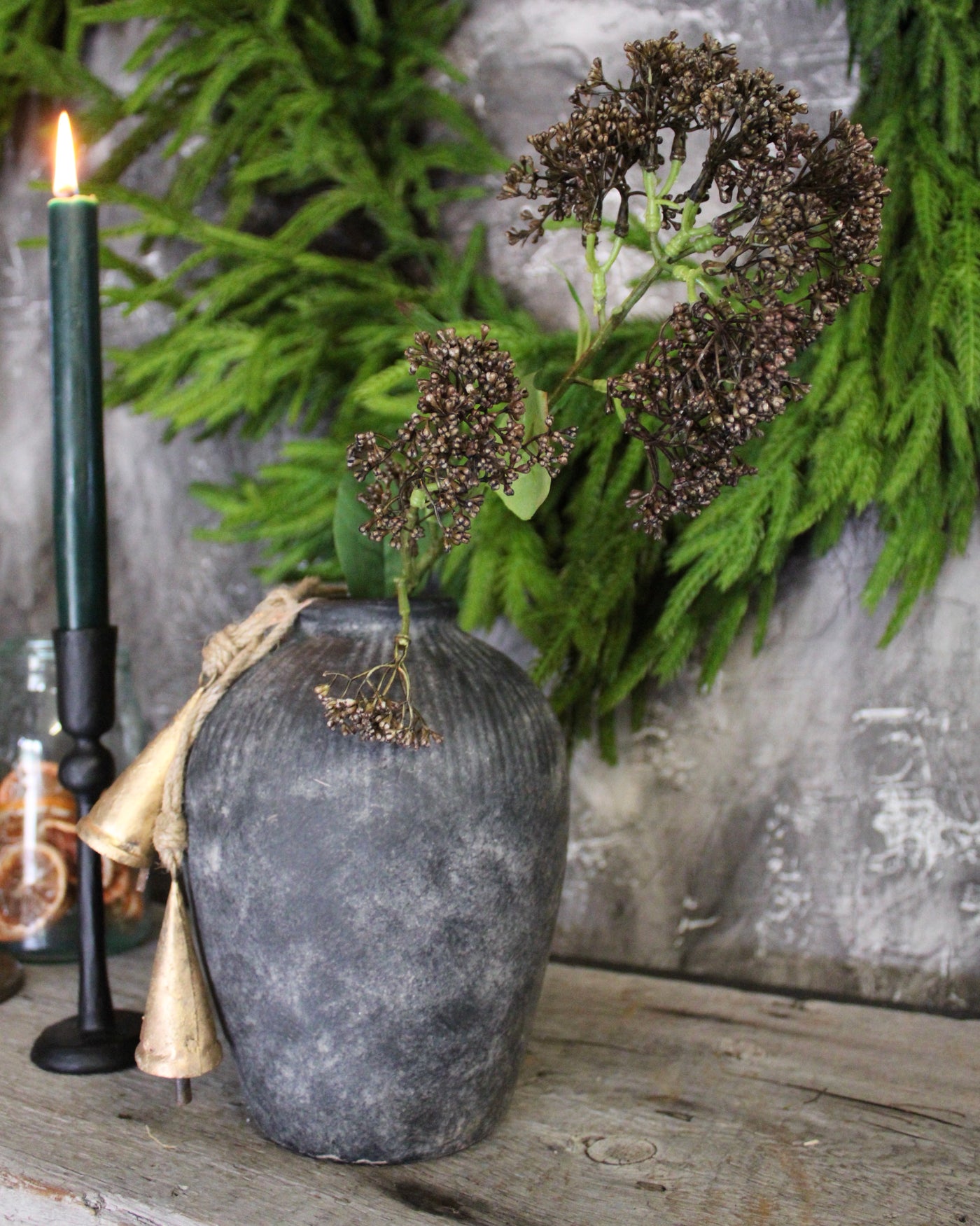 “Dried Look” Brown Sedum Stem