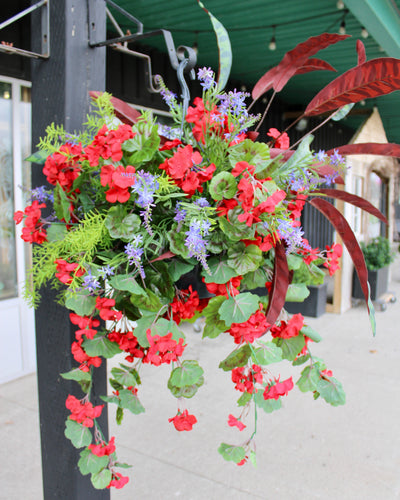 Hanging Basket/Drop-In Red