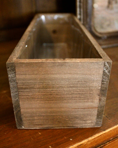 Natural Wooden Planter Box