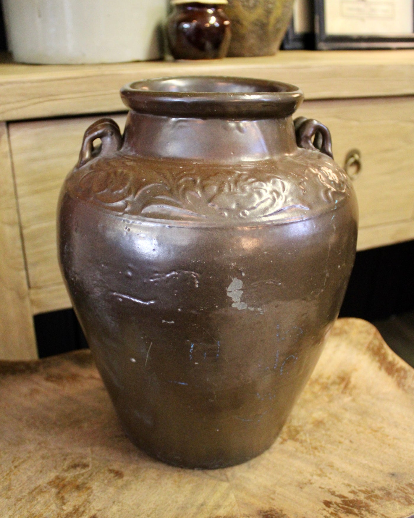 Brown Vintage Pot