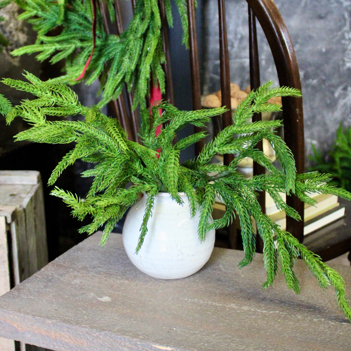 12” Fresh Touch Norfolk Pine Mini Pick