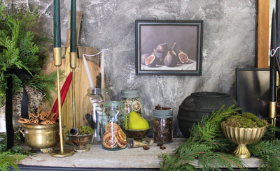 Seasonal Fig | French Country Black Framed Art