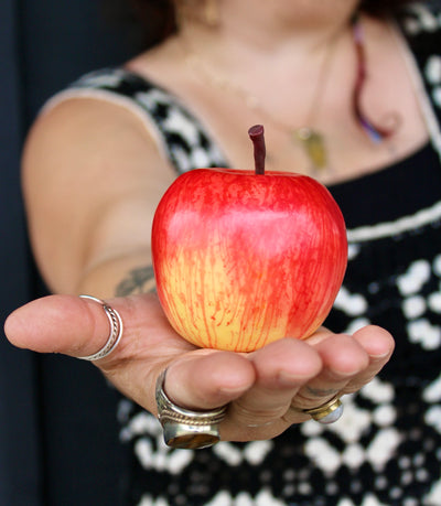 Faux Red Apple