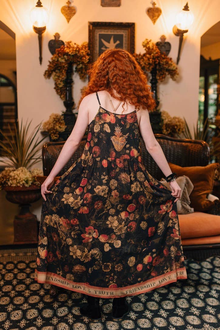 Heart of Gold - Maxi Slip Dress