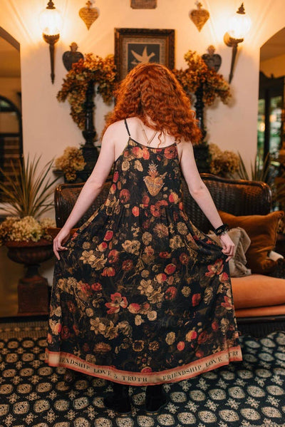 Heart of Gold - Maxi Slip Dress