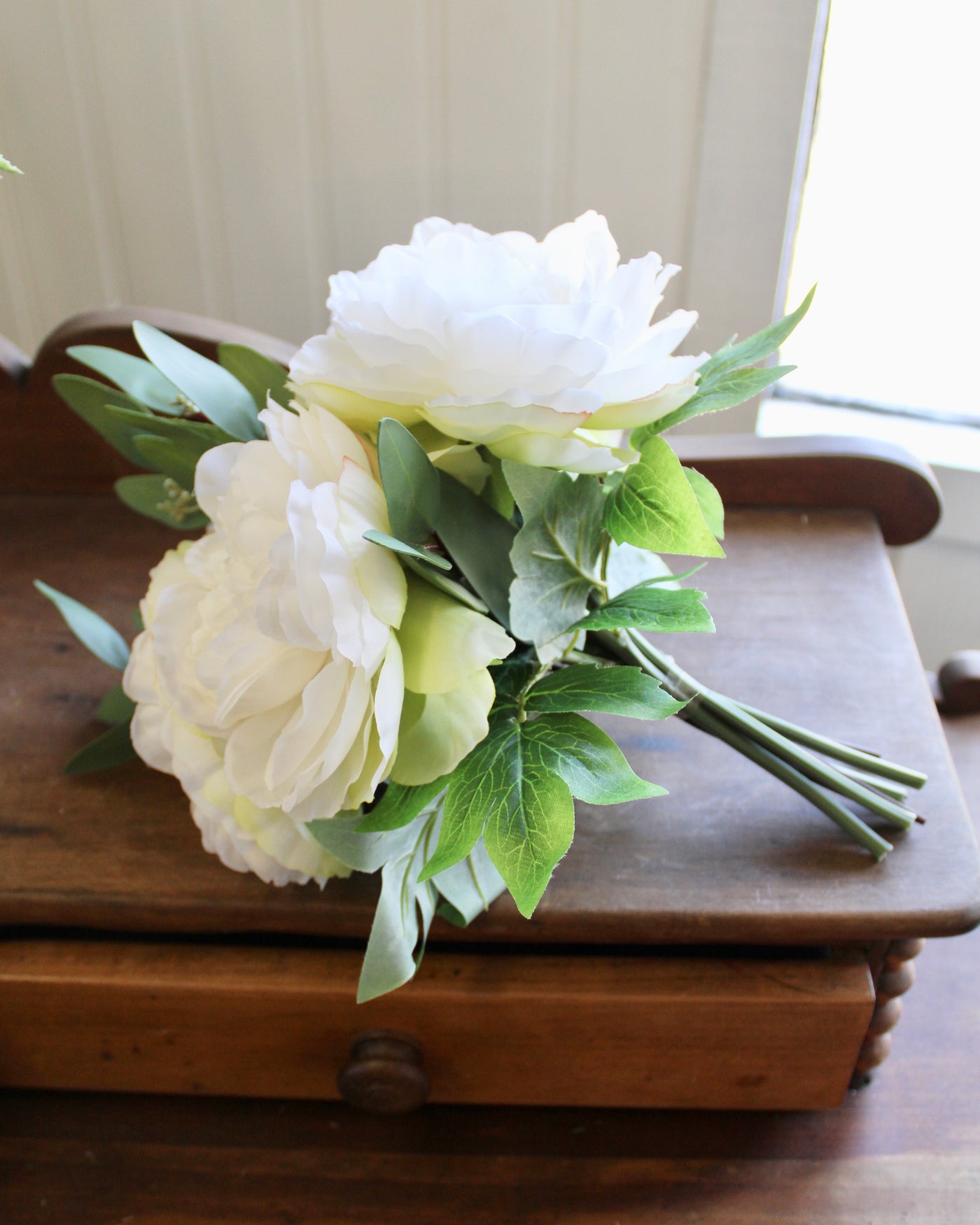 White Peony Bouquet