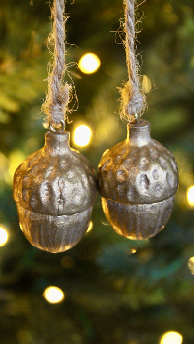 Acorn & Pinecone Ornaments
