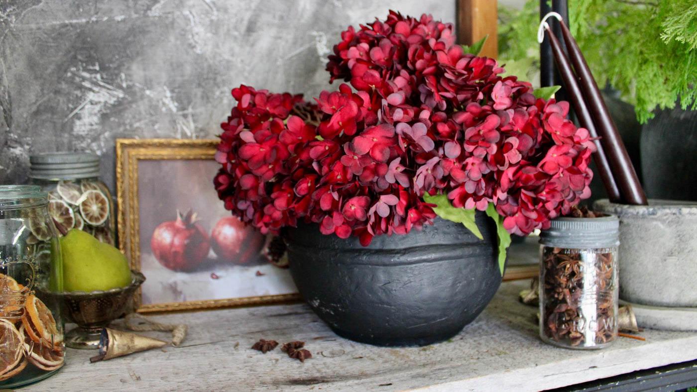 Burgundy Hydrangea Stem