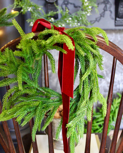 10” Fresh Touch Norfolk Pine Wreath