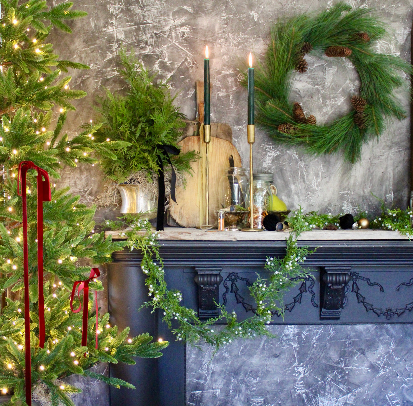 24” Long Needle Pine Wreath