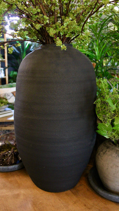 Extra Large Black Konos Vase