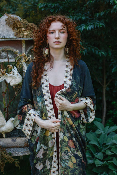 I Dream In Flowers - Kimono Robe