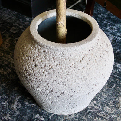 Curvy Tuscan Stone Pot