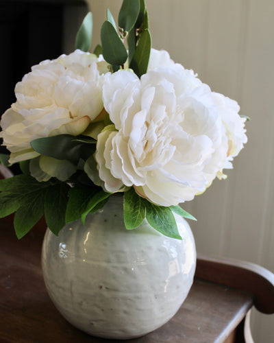 White Peony Bouquet