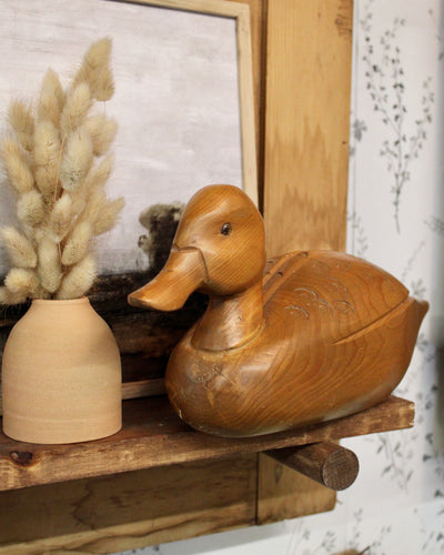 Vintage Wooden Duck