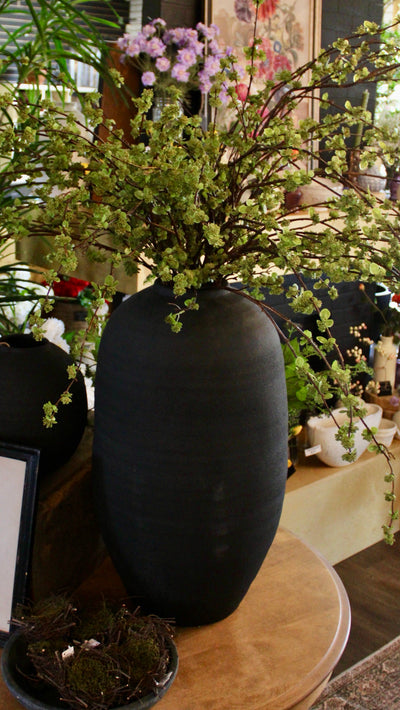 Extra Large Black Konos Vase