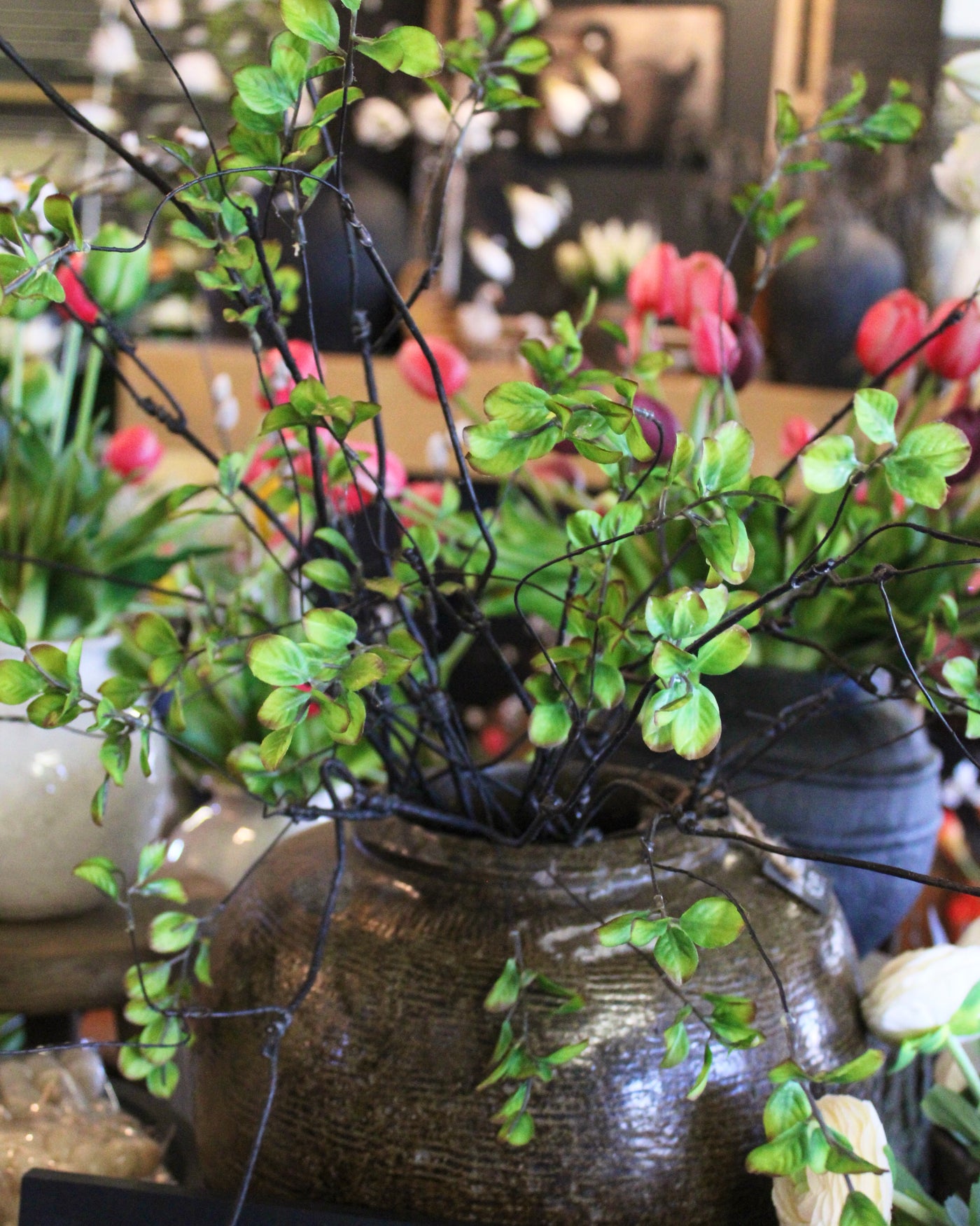 “New Growth” Mini Leaf Branch – Fauxliage