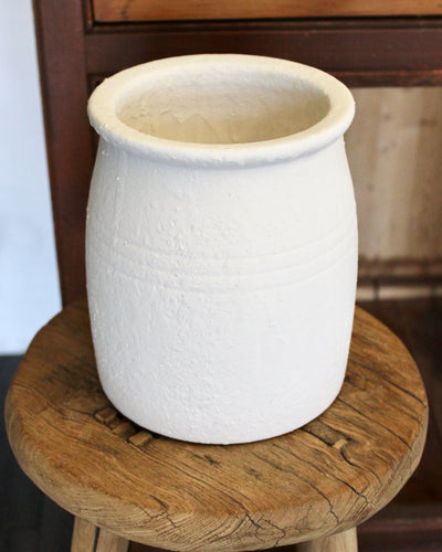 White Terracotta Vase