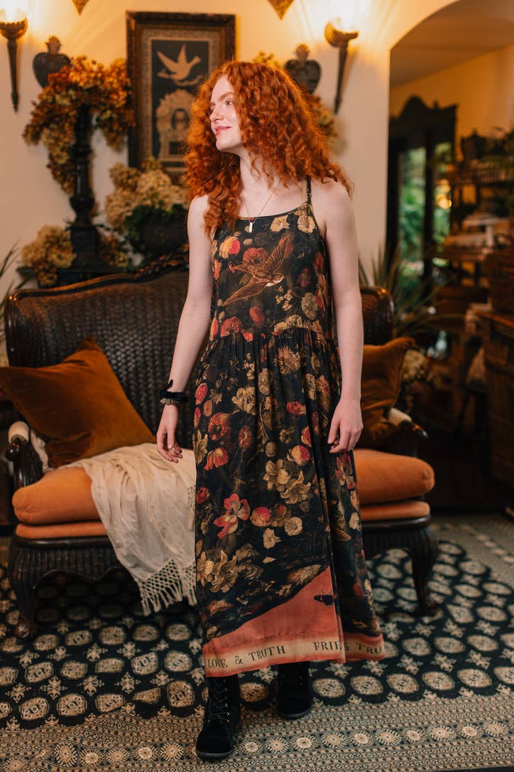 Heart of Gold - Maxi Slip Dress