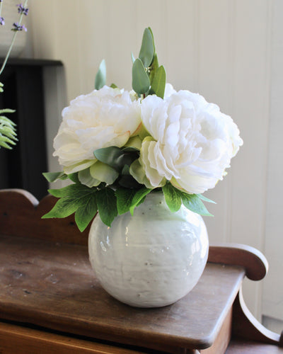 White Peony Bouquet