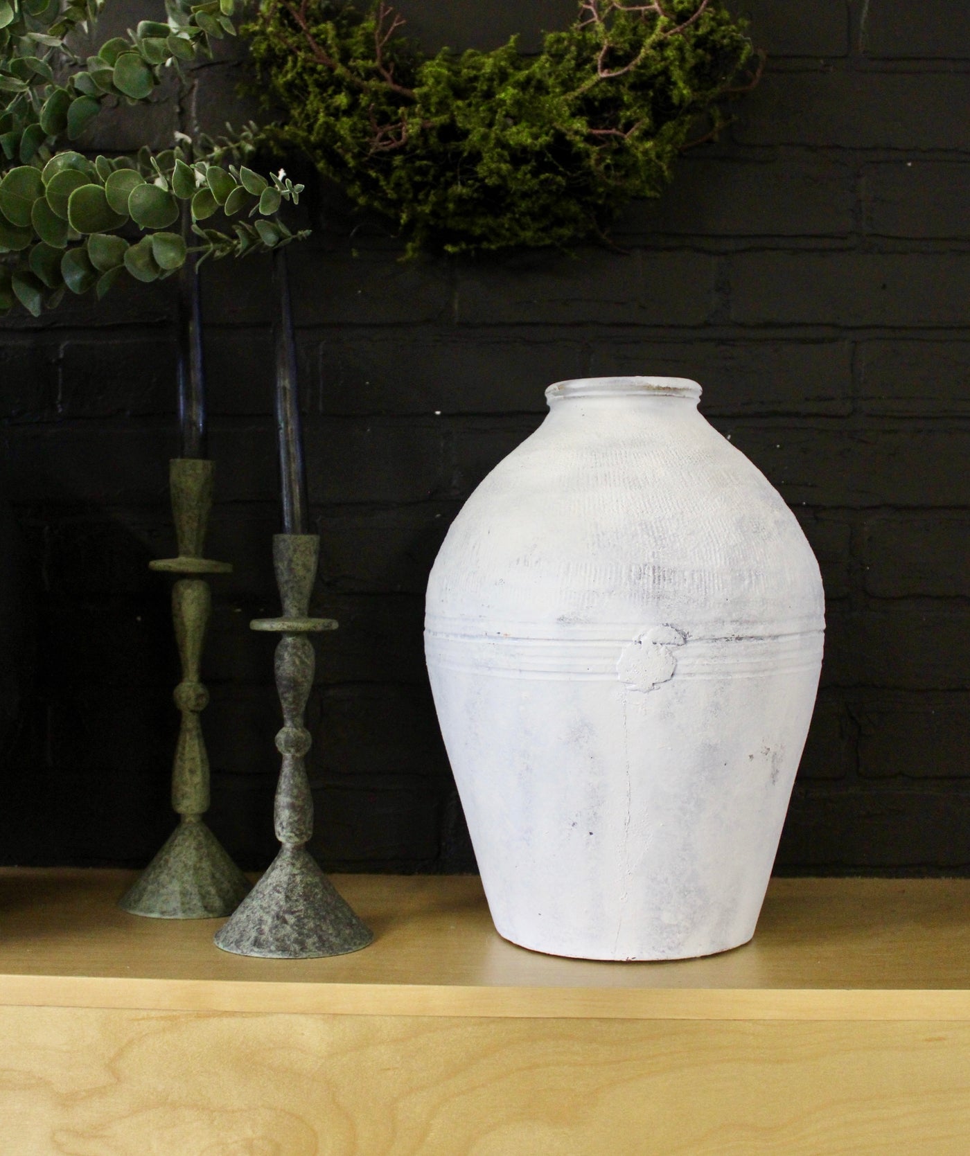 Vintage White Pots