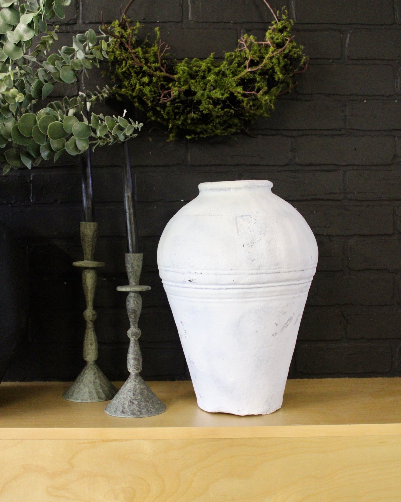 Vintage White Pots