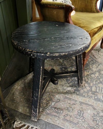 Black Vintage Wooden Table
