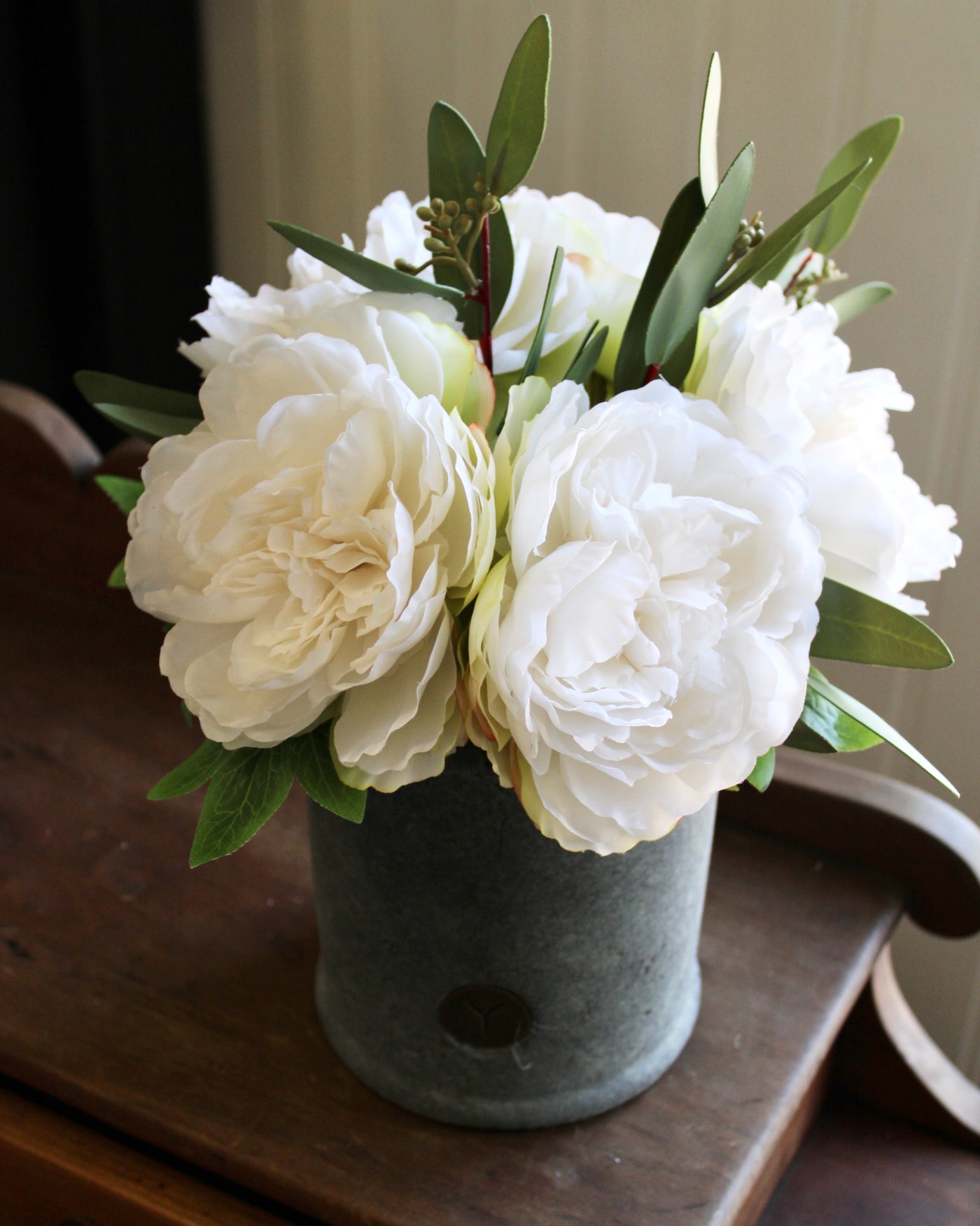 White Peony Bouquet