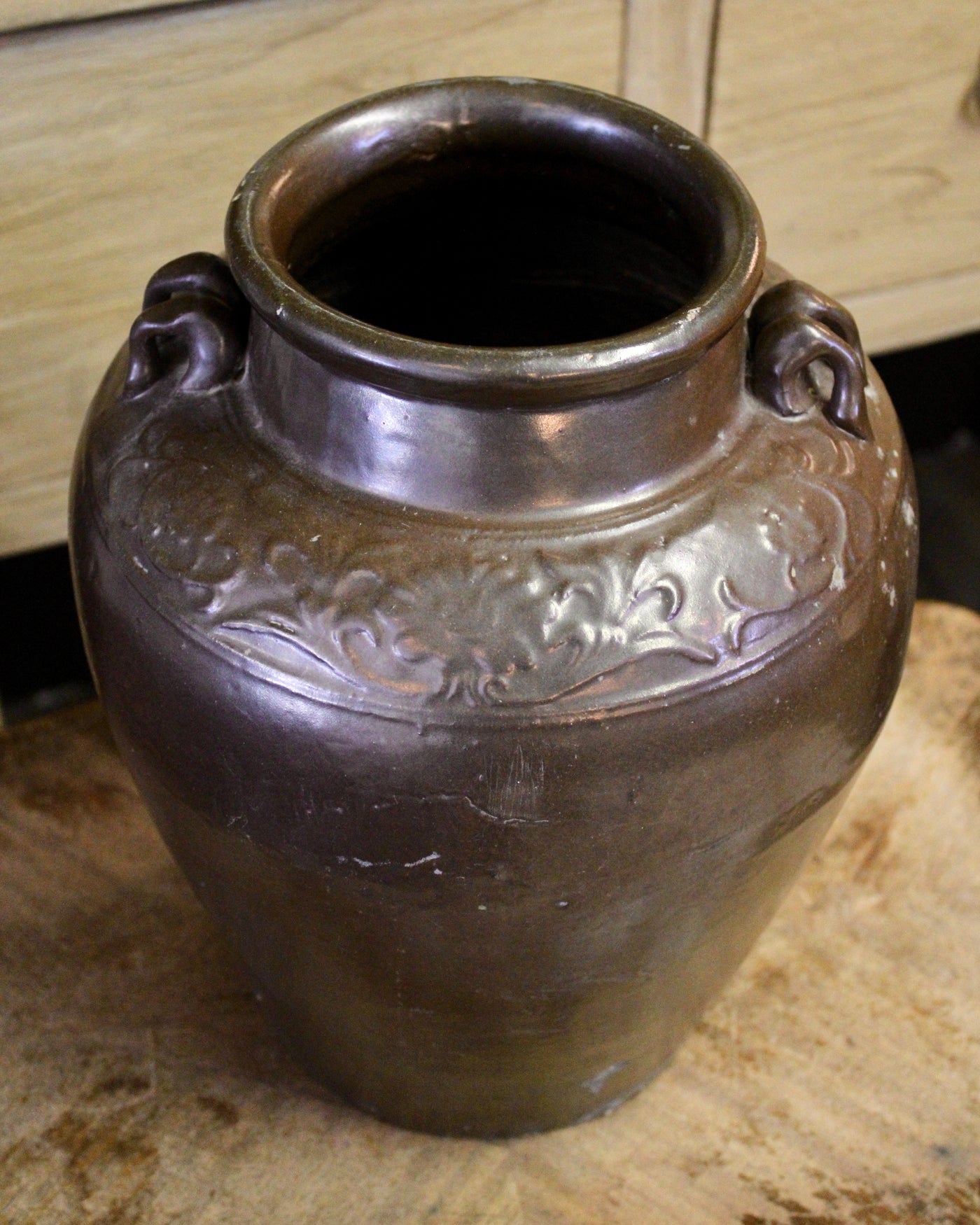 Brown Vintage Pot