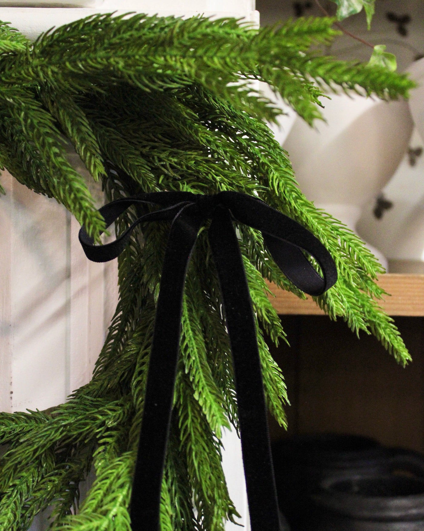 1/2” Velvet Ribbon Bows - 10” Long