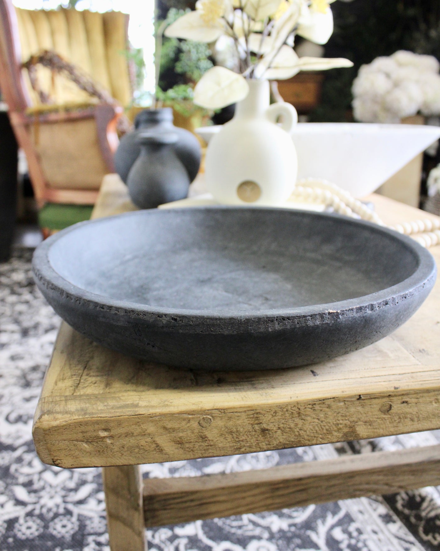 Black Clay Plate